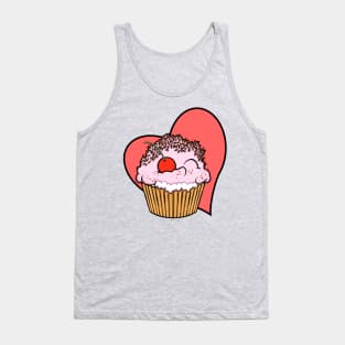 Valentine Cupcake Tank Top